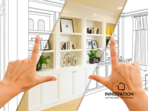 Professional carpenter consulting with a client about a custom project in Massachusetts