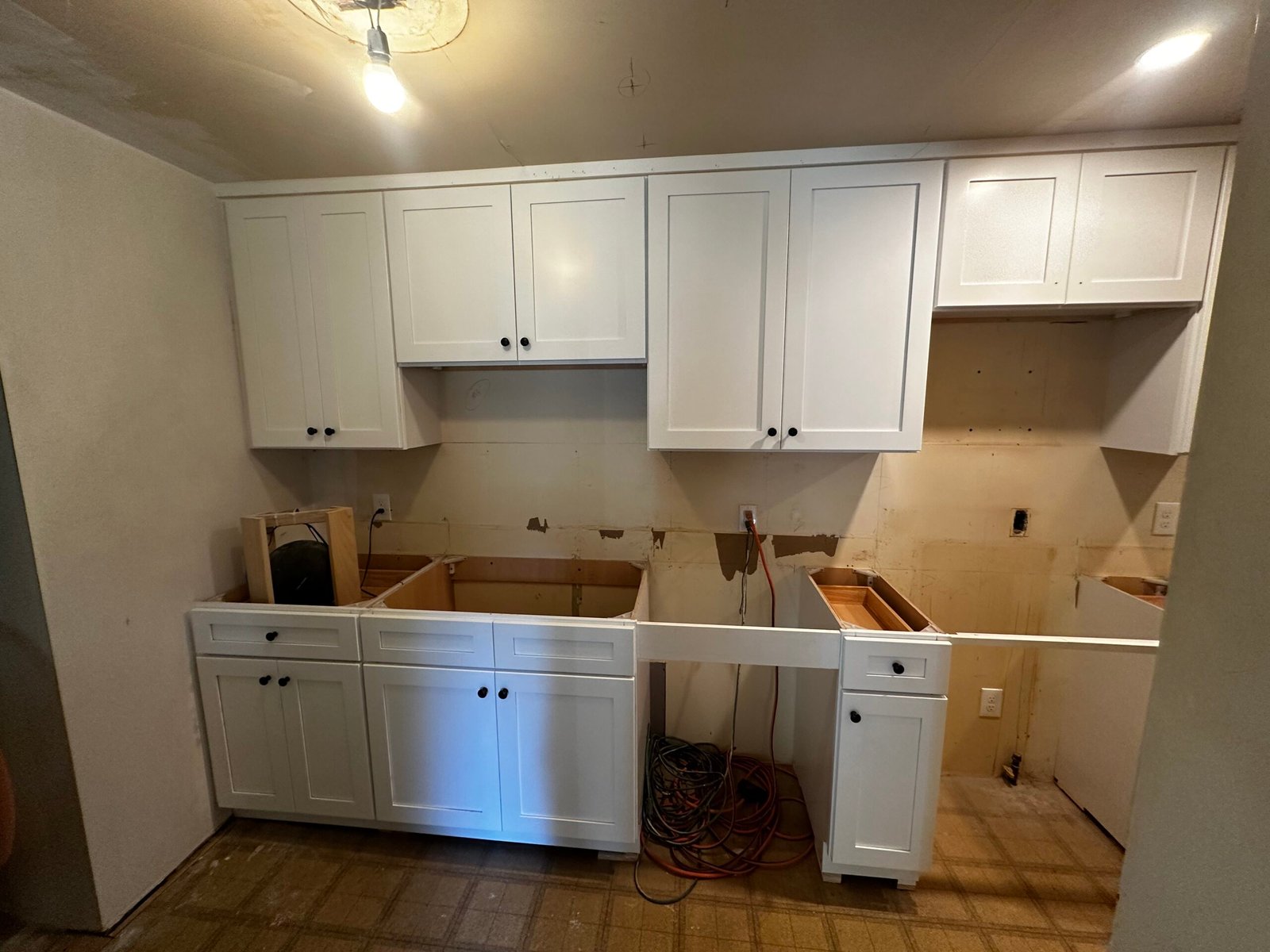 Custom-built cabinetry handcrafted by Innovation Carpentry in a Massachusetts residence