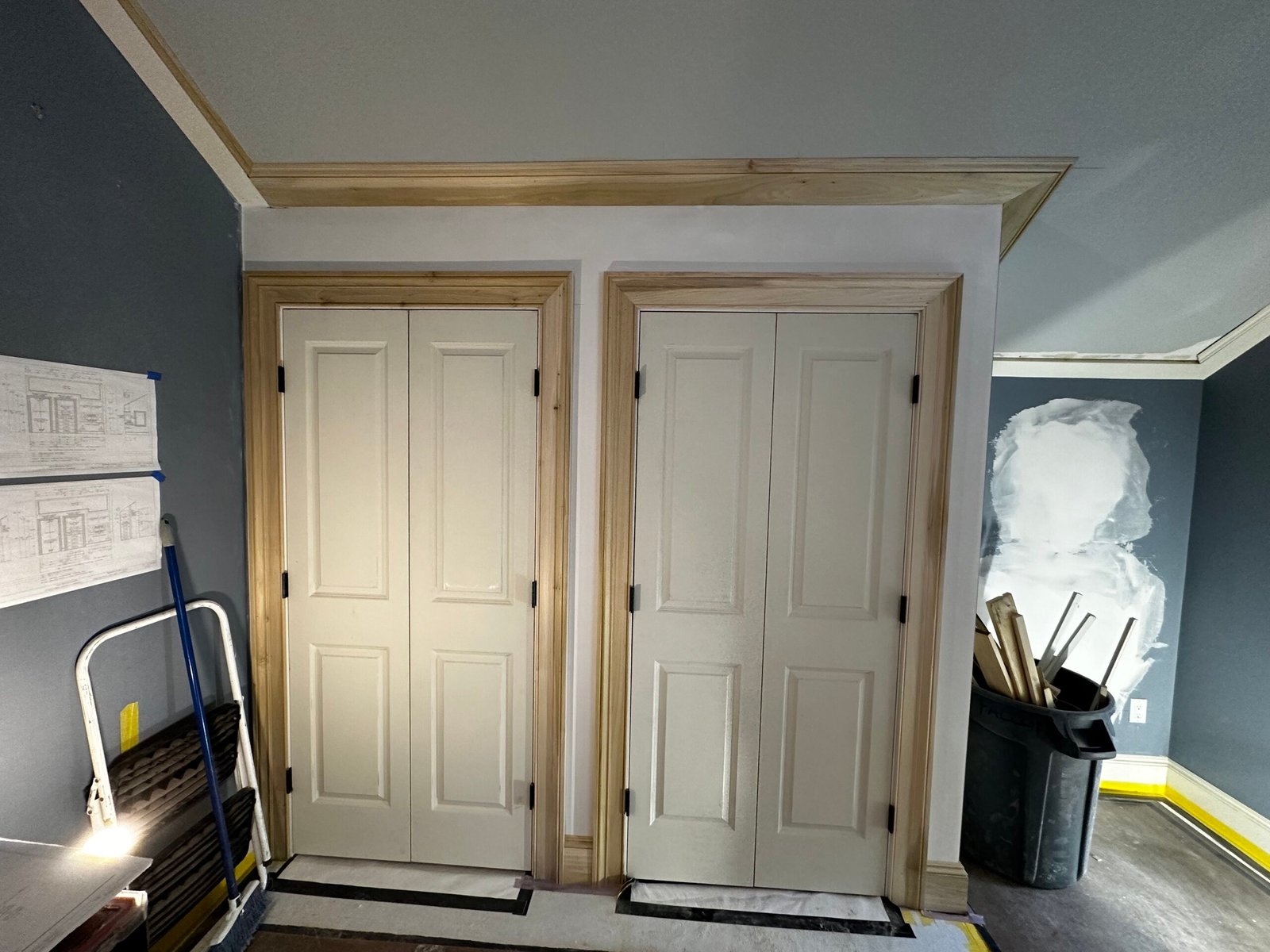 Professional custom millwork installed by carpenters in a Massachusetts home