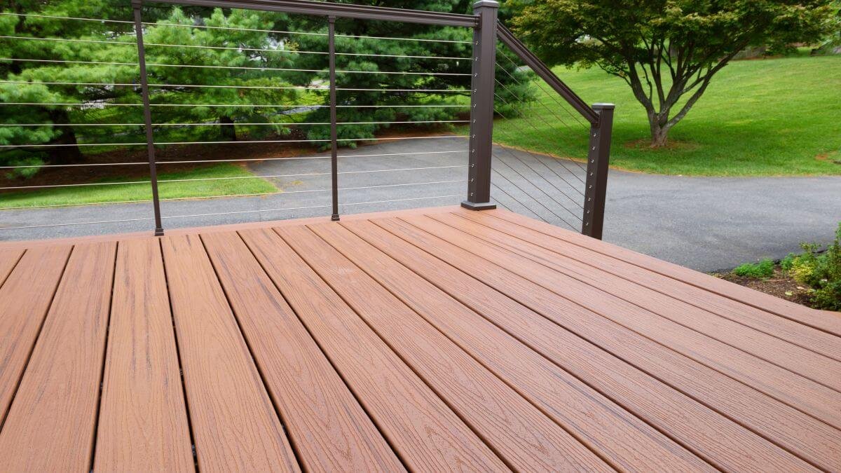 Modern wooden deck design and construction
