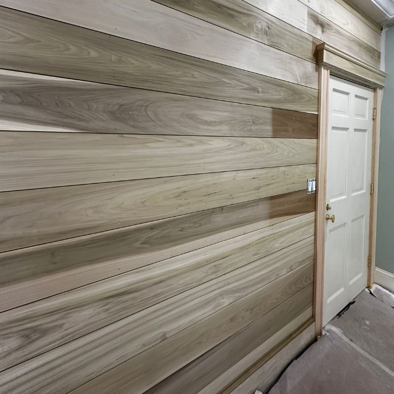 Custom-built cabinetry handcrafted by Innovation Carpentry in a Massachusetts residence